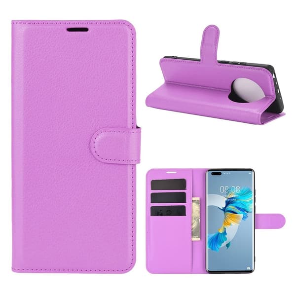 Classic Huawei Mate 40 Pro fodral - Lila Lila