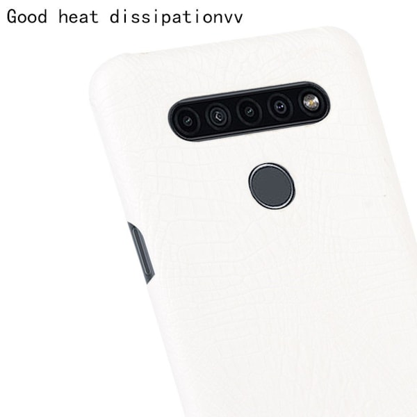 Croco LG K41S skal - Vit Vit