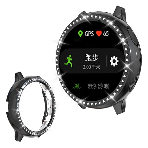 Samsung Galaxy Watch Active 2 - 44mm cool rhombus etui - Sort Black