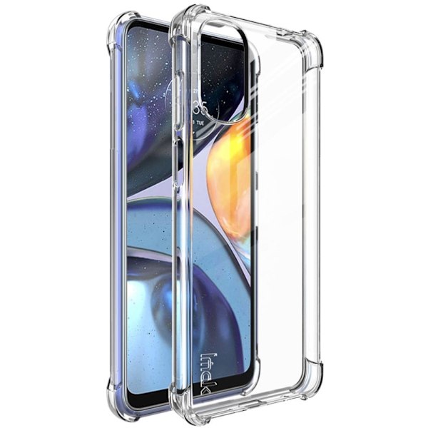 IMAK Airbagskydd för Motorola Moto G22 - Transparent Transparent
