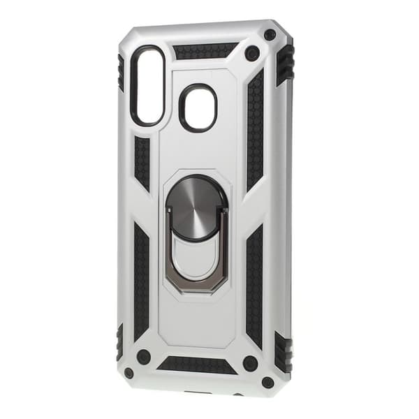 Bofink Combat Samsung Galaxy A40 deksel - Sølv Silver grey