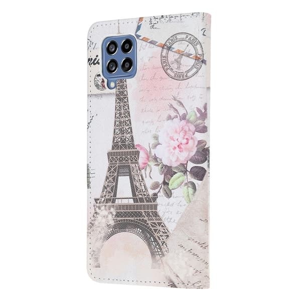 Wonderland Samsung Galaxy M53 5G flip-etui - Tårn Multicolor