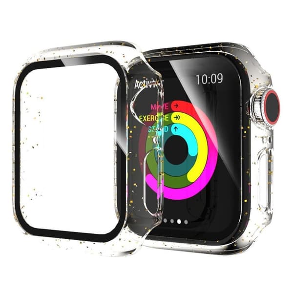 Apple Watch Series 3/2/1 42 mm glitterramme - Gull Gold