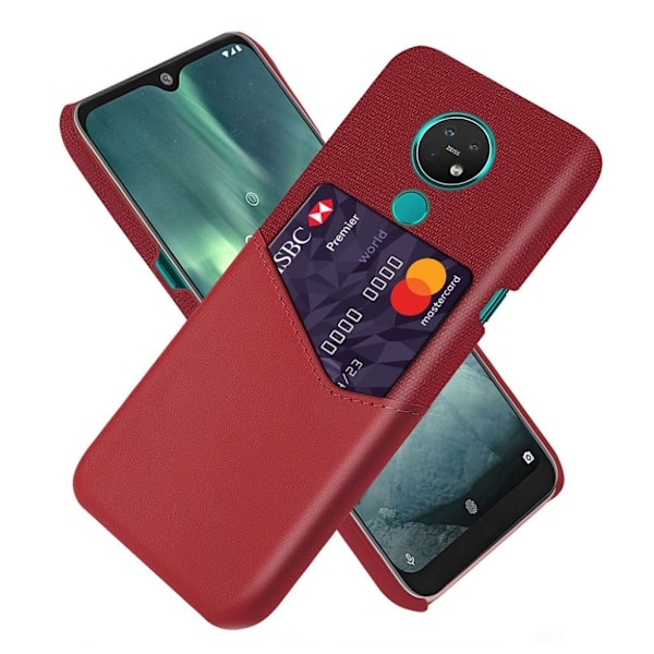 Bofink Nokia 7.2 Kortdeksel - Rød Red