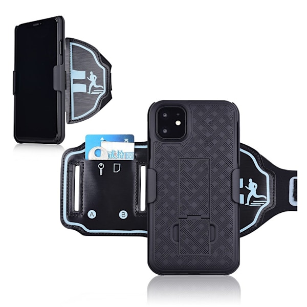 Sportsband iPhone 11 Pro Max armband - Svart Svart