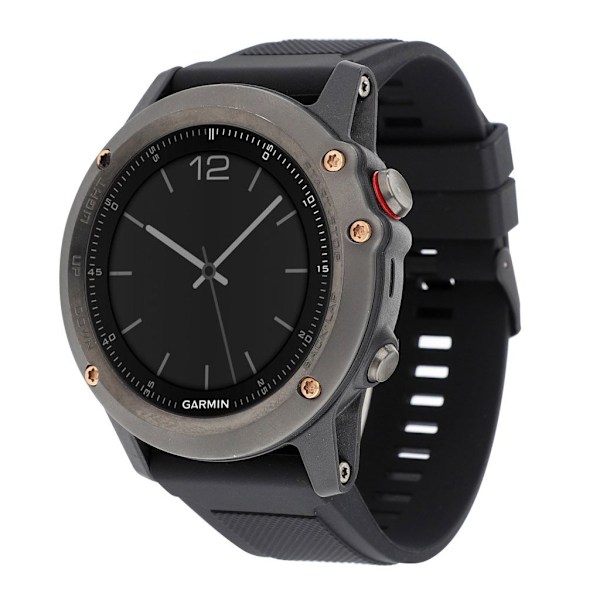 Garmin Fenix 3 / 3 HR / 5X silikone urrem - Sort Black