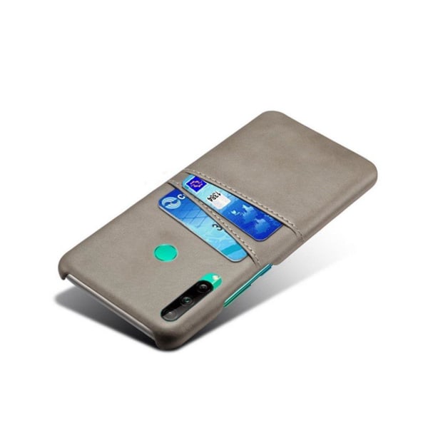 Dual Card Cover - Huawei P40 Lite E - Grå Silver grey