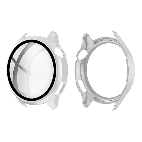 Huawei Watch 3 simple frame + tempered glass - Silver Silvergrå