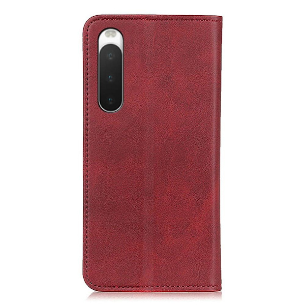 Äkta läder Sony Xperia 10 V fodral - Röd Röd
