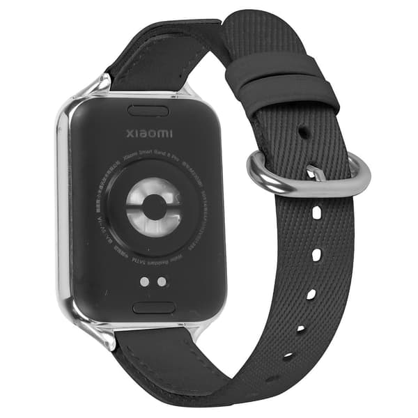 Xiaomi Redmi Watch 4 Nylon Canvas Watchstrap Multiple Holes Design Watchband - Sort Black