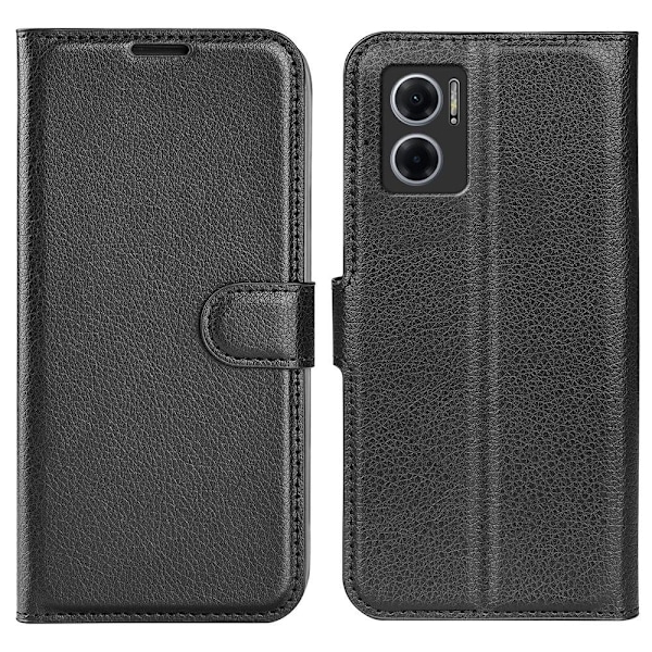 Klassisk Xiaomi Redmi Note 11E flip etui - Sort Black