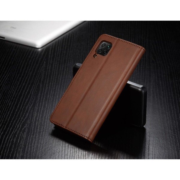 LC.IMEEKE Huawei P40 Lite / Nova 6 SE Flip Etui - Kaffe Brown