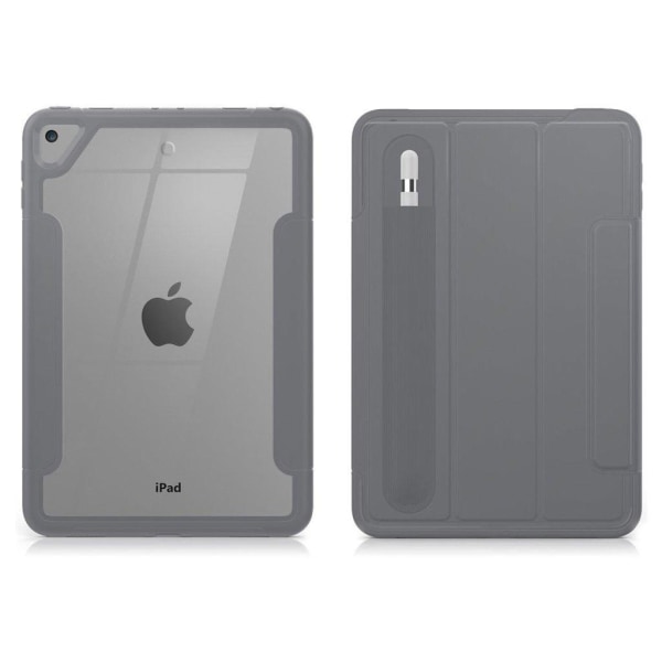 iPad Mini (2019) elegant tri-fold case - Grey Silver grey
