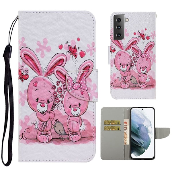 Wonderland Samsung Galaxy S21 FE fodral -Rosa Rosa