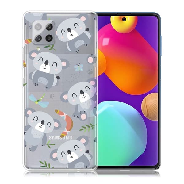 Deco Samsung Galaxy M62 / Samsung Galaxy F62 kotelot - Koala Silver grey