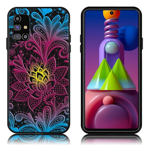 Imagine Samsung Galaxy M51 Etui - Blomst Mønster Multicolor