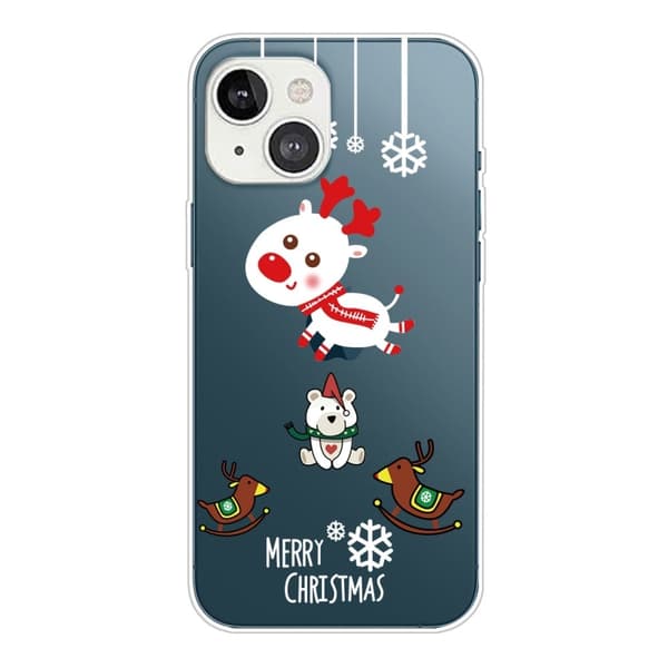 Julfodral till iPhone 14 Plus - Trojansk Björn Hjort multifärg