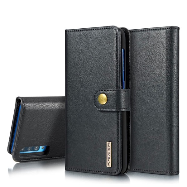 DG.MING Samsung Galaxy A70 2-in-1 Wallet etui - Sort Black