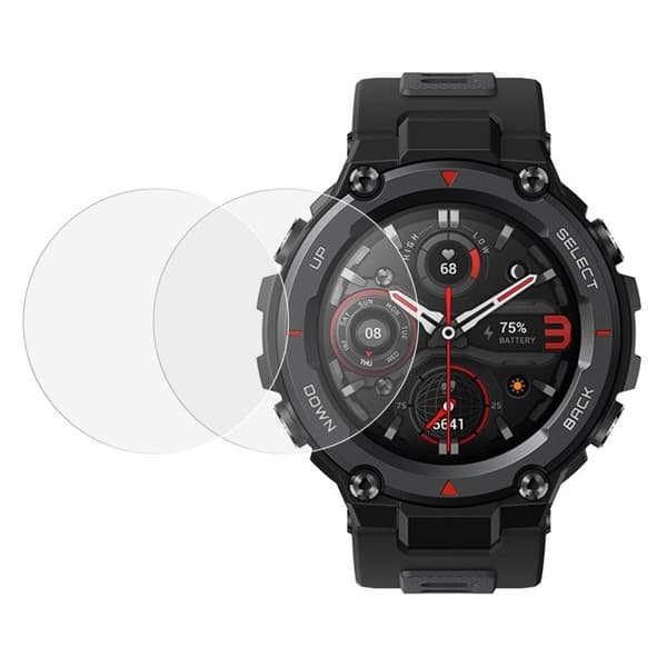 2Pcs Amazfit T-Rex Pro HD clear screen protector Transparent