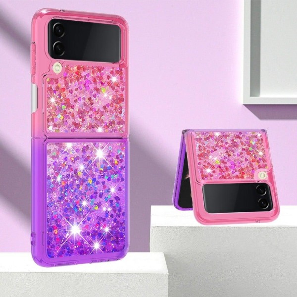 Princess Samsung Galaxy Z Flip4 Suojakuori - Pinkki / Violetti Pink