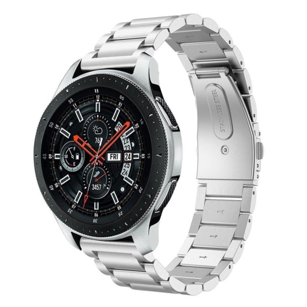 Samsung Galaxy Watch (46 mm) Rostfri kedje armband - Silver Silvergrå