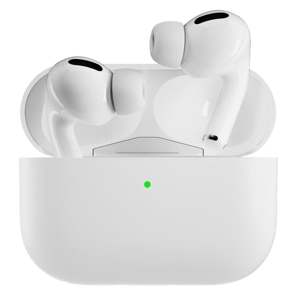 AirPods Pro 2 silikonfodral i gångjärnsfri stil - Vit Vit