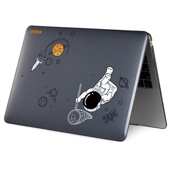 HAT PRINCE MacBook Air 13 M2 (A2681, 2022) astronauttityyli ja näppäimistön suojus - Catching Raketti White