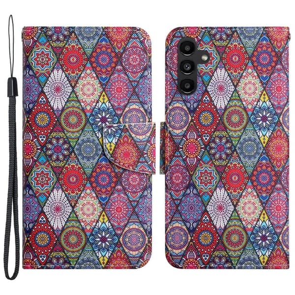 Wonderland Samsung Galaxy A24 4G Flip Etui - Kaleidoscope Multicolor