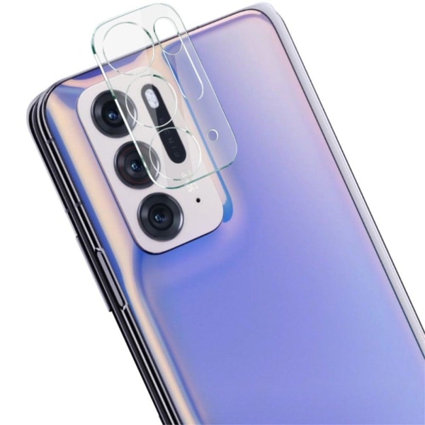 IMAK Oppo Find N tempered glass camera lens protector + acrylic Transparent