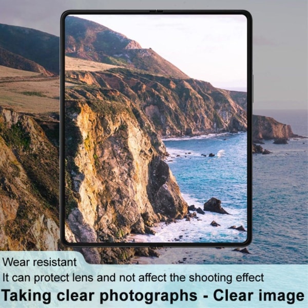 IMAK Samsung Galaxy Z Fold3 5G HD tempered glass camera lens pro Transparent