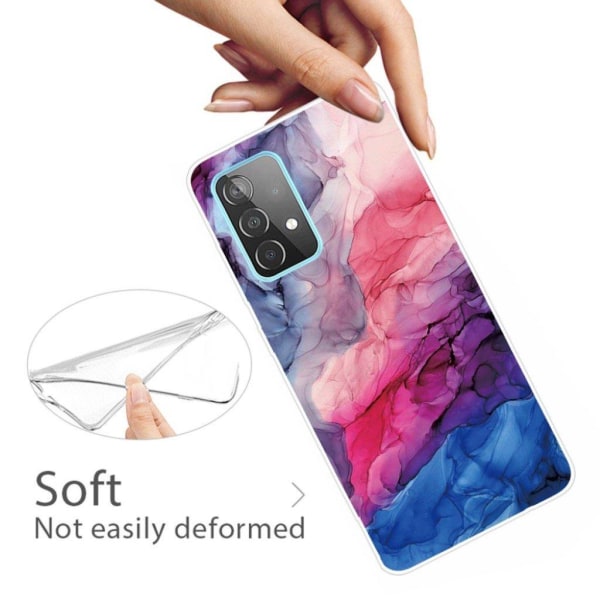 Marble design Samsung Galaxy A72 5G kotelot - Vesipitoinen Elinvoimainen Kuvio Multicolor