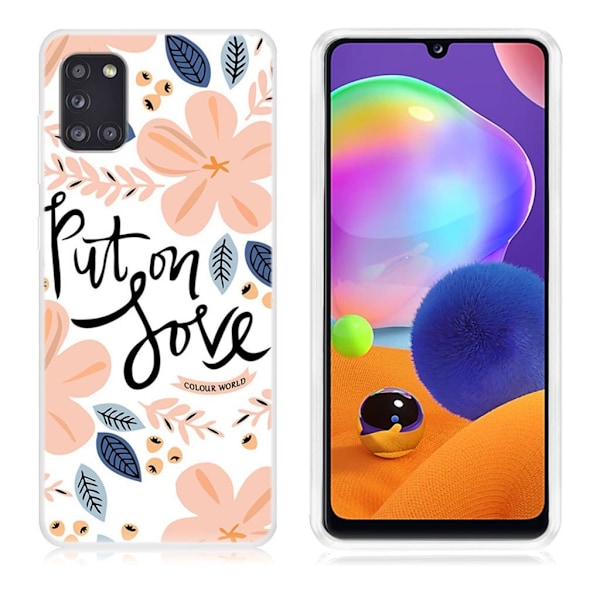 Deco Samsung Galaxy A31 kuoret - Kukka Kuvio Multicolor