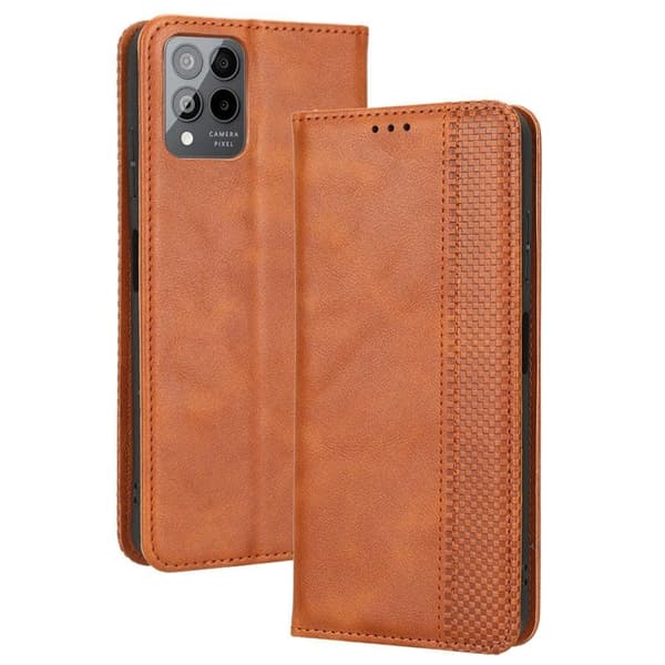 Bofink Vintage T-mobile Revvl 6 Pro Læder Etui - Brun Brown
