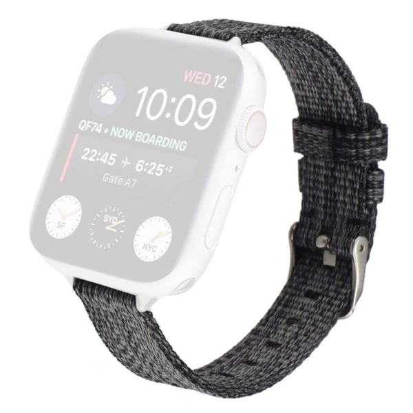 Apple Watch Series 6 / 5 44mm nylon watch band - Grey Silver grey