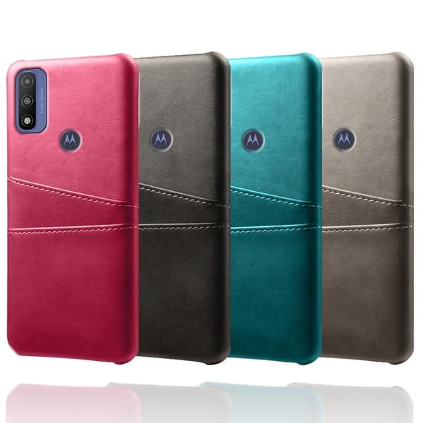 Dual Card Suojakotelo Motorola G Pure - Sininen Blue