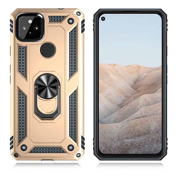 Bofink Combat Google Pixel 5a Etui - Guld Gold