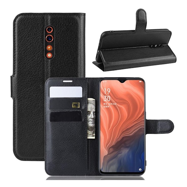 Simple Oppo Reno Z etui - Sort Black