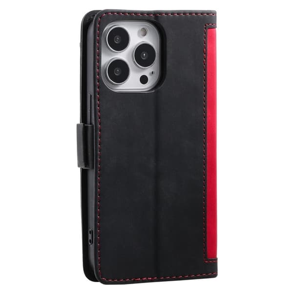 Surburbian iPhone 15 Pro Flippetui - Rød Red