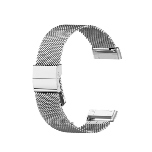 rostfritt stål klockarmband för Fitbit Sense / Versa 3 - silver Silvergrå