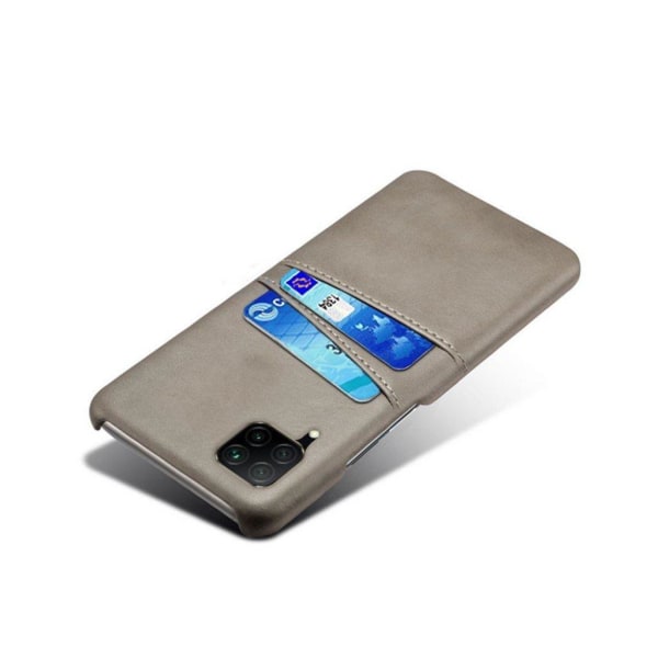 Dual Card cover - Huawei P40 Lite / Nova 6 SE - Grå Silver grey