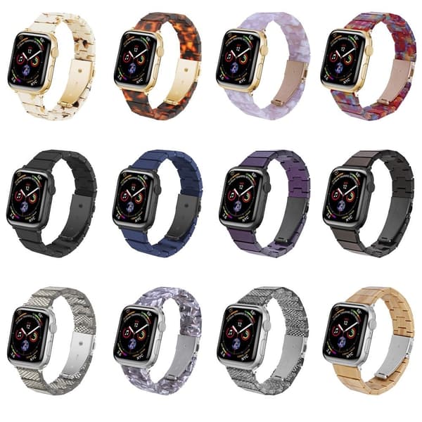 Apple Watch Series 8 (41 mm) harpiksrem - Nougatmønster Brown