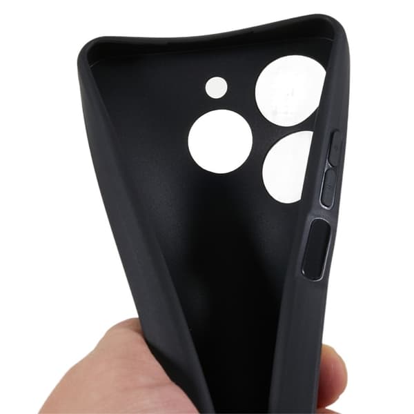 Pehmeä ja mattapintainen kuori Tecno Spark 10 Pro Black