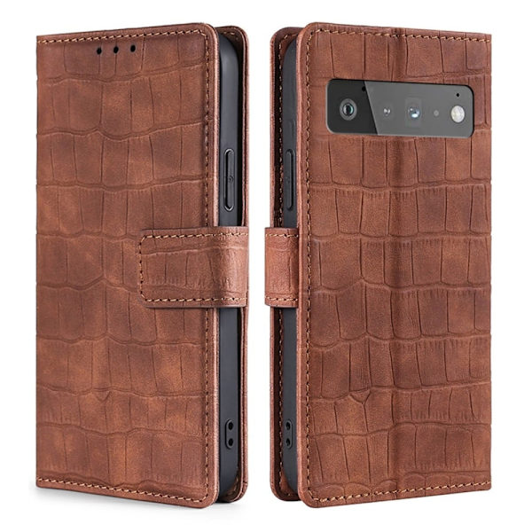 Croco Google Pixel 6 Pro skal - Brun Brun
