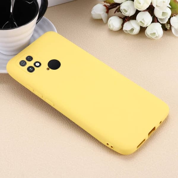 Matte Liquid silikone cover til Xiaomi Poco C40 - Gul Yellow