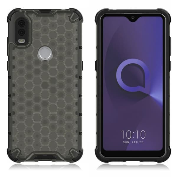 Bofink Honeycomb Alcatel 1v (2020) Etui - Svart Black