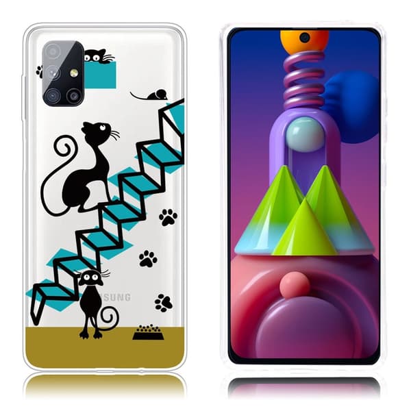 Deco Samsung Galaxy M51 Etui - Stjerne Black