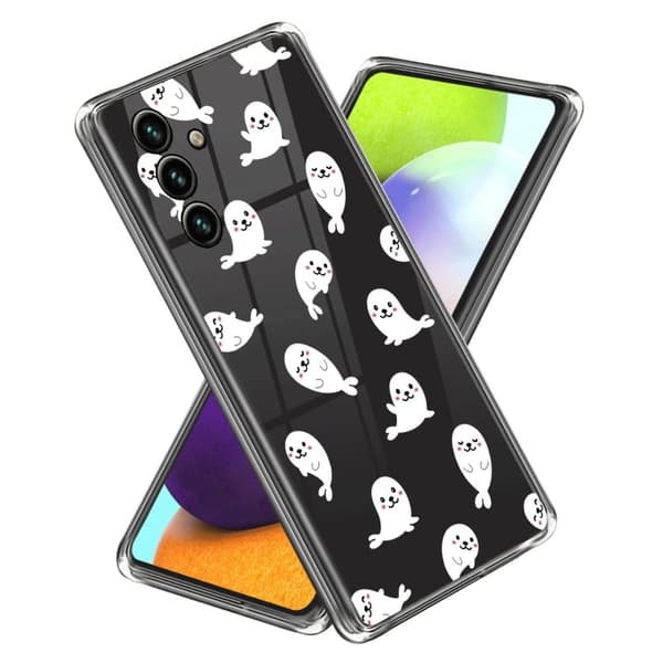 Deco Samsung Galaxy A05s skal - Sälar Vit