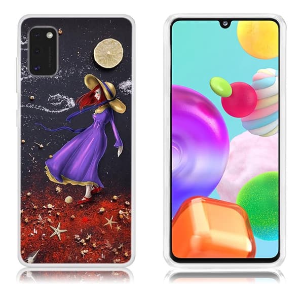 Deco Samsung Galaxy A41 Etui - Rød hår jente Multicolor