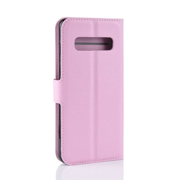 Samsung Galaxy s10 Litchi-Tekstur Skinnetui - Lys Rosa Pink