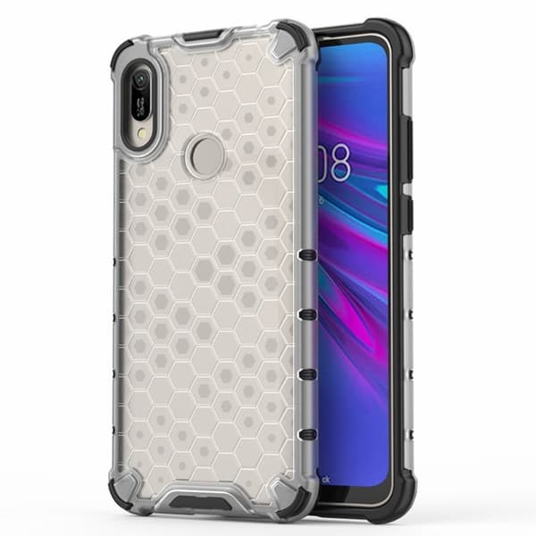 Bofink Honeycomb Huawei Y6 2019 deksel - Hvit White